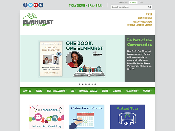 25 Best Library Website Examples In 2024 | CyberOptik