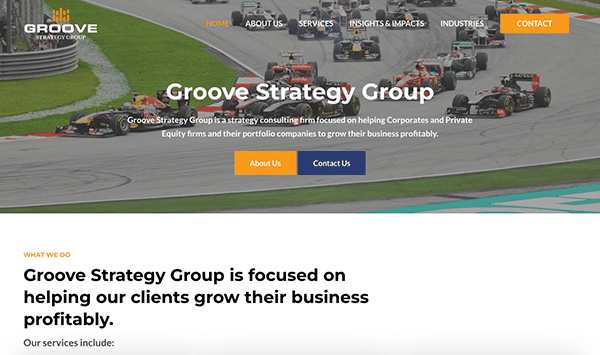 Groove strategy group website.